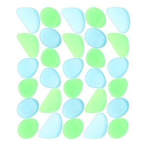  Piedras de guijarros brillantes de 20-30 mm que brillan en rocas oscuras 500 un. para jardín al aire libre - Imagen 1 de 12