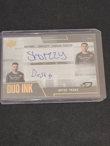 2022-23 UD Call of Duty League Shotzzy Dashy Duo Ink Gold Auto 2/15 D-9 - Picture 1 of 2
