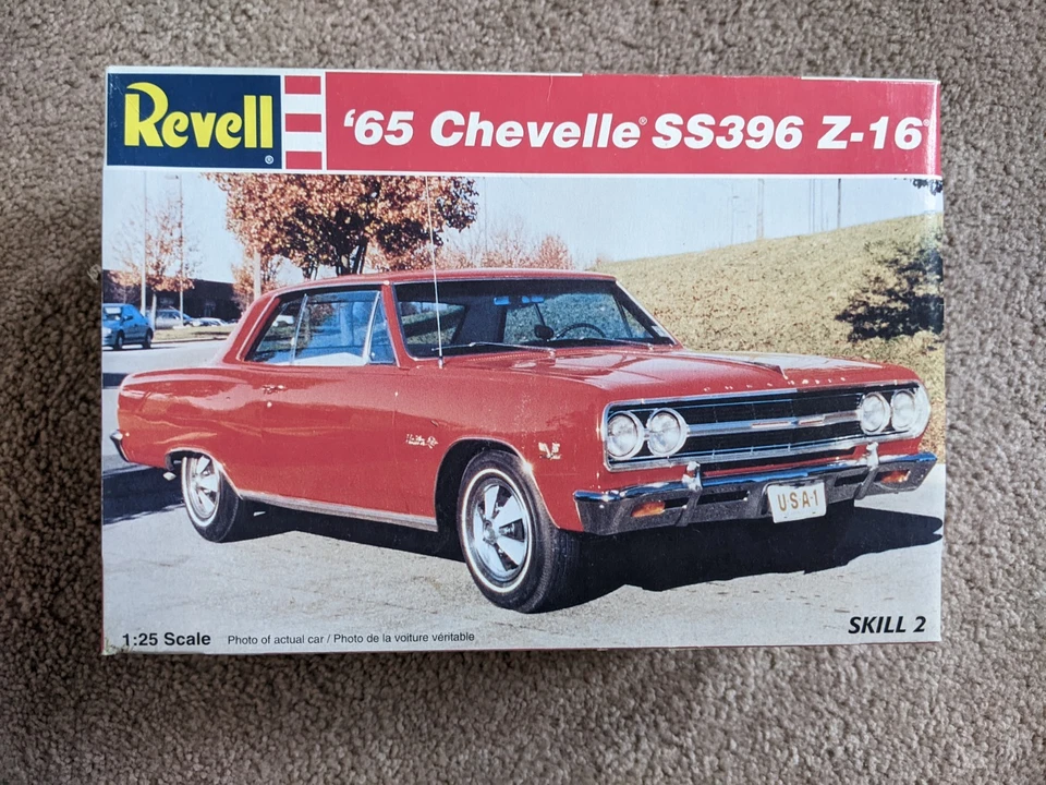 Revell 1965 Chevrolet Chevelle Z-16 SS 396 Big Block 1:25 Scale Model Car Kit - Image 1 of 4