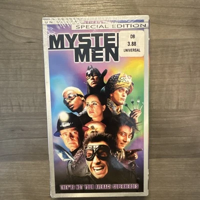 Mystery Men (VHS 2000 Special Edition) Sealed Superhero Spoof Comedy Ben Stiller Foto 1 de 4