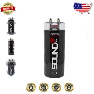 Condensador digital cilíndrico de 5 faradios para audio de automóvil - 5000 vatios de aumento de energía - Imagen 1 de 6