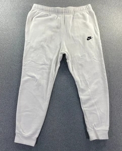 NWOT Nike Sportswear Club Fleece Jogger Mens XL White BV2671-100 Gym Travel - Picture 1 of 12