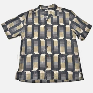 Tommy Bahama Hawaiihemd geometrisch Seide Größe Medium - Bild 1 von 3