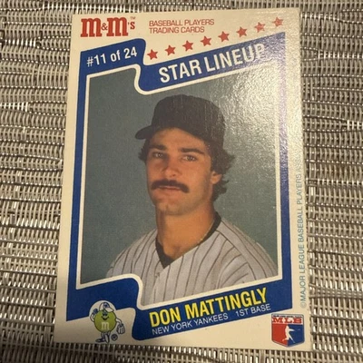 1987 M&M's Star Lineup - Don Mattingly #11 - Image 1 of 2