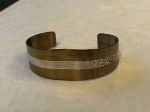 Vintage Lilian Vernon Sterling Inlay Bracelet - Picture 1 of 7