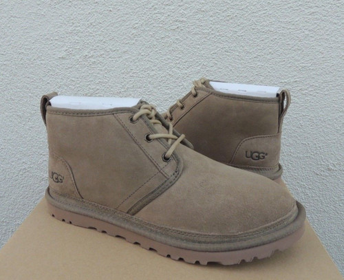 UGG NEUMEL STIVALETTI COMODI ANTILOPE SCAMOSCIATI LANA DI PECORA DONNA US 5 EUR 36 NUOVI CON SCATOLA