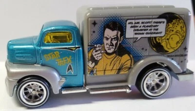 Hot Wheels Star Trek Pop Culture Captain Kirk '49 Ford C.O.E. Real Riders Loose  - Image 1 of 4