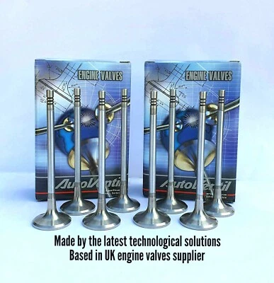 8 EXHAUST VALVES FOR HYUNDAI KIA SPORTAGE D3EA D4EA 2221127000 i30 Santa Fe 2.0 - Image 1 of 2