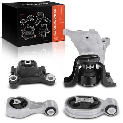 Soporte de transmisión y montaje de motor delantero 4 piezas para Nissan Juke 2011-2015 L4 1,6 L Foto 1 de 4