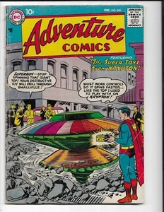 ADVENTURE COMICS 243 - G/VG 3.0 - SUPERBOY - AQUAMAN - GREEN ARROW (1957) - Picture 1 of 2