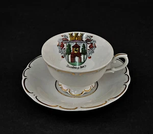 a-9340077 Porzellan Mokkatasse Andenkentasse Ilsenburg Harz Vintage - Bild 1 von 3