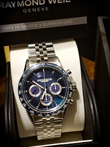 RAYMOND WEIL Freelancer 43.5MM AUTO Blue Dial Men's Watch 7741-ST3-50021 - Picture 1 of 14