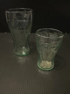 2 kleine Coca Cola Gläser durchsichtig - Bild 1 von 3