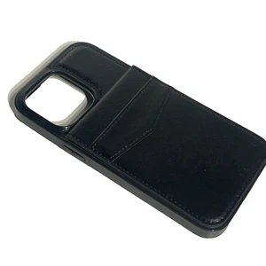iPhone 14 Pro Max Case, Wallet, Black - Picture 1 of 4