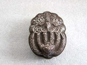 Antique Silver Snuff Box German Hanau or Dutch Repousse 1800's - Picture 1 of 11