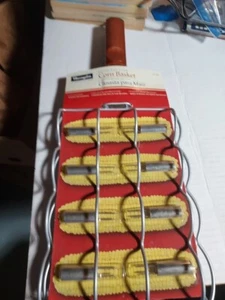 Lot of 2 - Charmglow BBQ Grill Grilling Campfire Corn Basket w/skewers - NEW - Picture 1 of 1