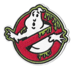 GHOSTBUSTERS SLIME Iron on / Sew on Patch Embroidered Badge Cartoon Ghost PT114 - Picture 1 of 1