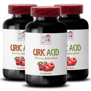 Berry Charge - URIC ACID COMPLEX - Refreshing Zest 3 Bottles 180 Caps - Picture 1 of 10