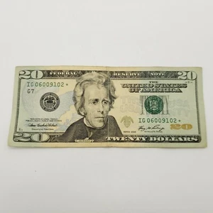 2006 Twenty Dollar $20 Bill Federal Reserve Star Note Chicago Paper Money - Picture 1 of 7
