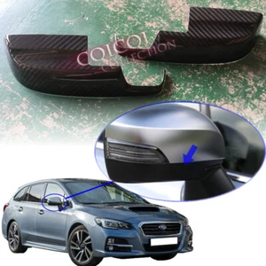 Carbon Fiber downside of side mirror cover lower cap for 15~21 Subaru Levorg ◎ - Picture 1 of 6