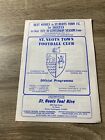 St Neots Town V Holbeach United Counties League 23/02/80 1979-80 Programme
