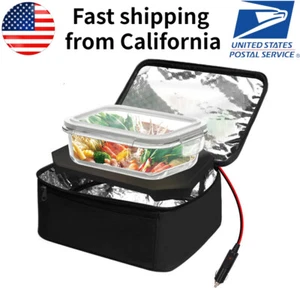Personal Food Warmer Heating Lunch Box Electric Heater Cooker for 12V 24V Car US - Imagen 1 de 22