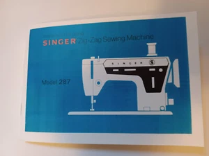 Singer 287 Manuale di istruzioni (riproduzione) 1975 - Foto 1 di 13