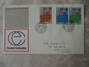 1973 EEC FIRST DAY COVER HOUSE OF COMMONS POSTMARK STAMPS FDC CAT £50.00 - Picture 1 of 1