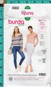 Misses' Shirt Burda style Sewing Craft Pattern 6428 8-18 NEW! UNCUT! FREE SHIP! - Picture 1 of 3