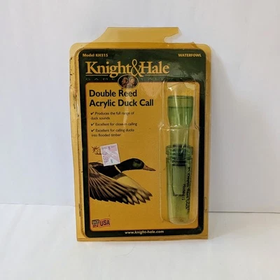 Knight And Hale Double Reed Duck Call Calls KH315 New In (Damaged)Package  - Image 1 of 3