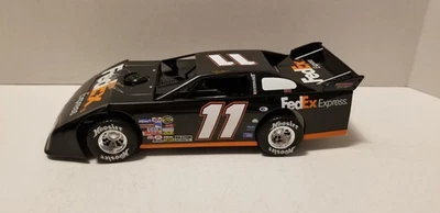 Denny Hamlin "AUTOGRAFADO" 2007 FedEx PRELUDE DIRT LATE MODEL 1/24 - Imagem 1 de 4