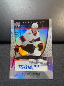 2020-21 Upper Deck Trilogy Silver #ST Tim Stutzle rookie autograph /249 - Picture 1 of 1