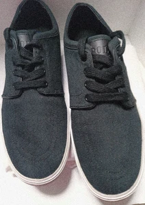 Zapatos Polo Ralph Lauren Faxon Low-Top Azul Oscuro Lona Retro Con Cordones Usados - Imagen 1 de 17