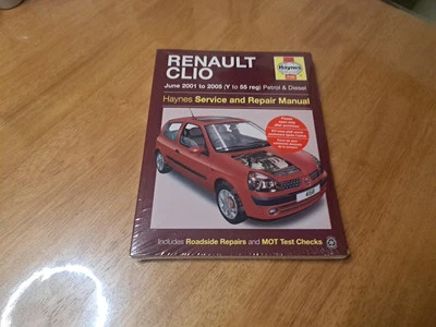 RENAULT CLIO 2001-2005 HAYNES WORKSHOP MANUAL 4168 BRAND NEW & SEALED & FREE P&P - Image 1 of 4