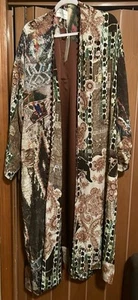 H&M Resort Chiffon Capsule Collection Kaftan vorne offen Einheitsgröße neu mit Etikett ausverkauft - Bild 1 von 8