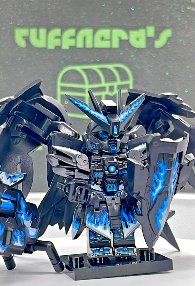 ULTRA DELUXE Custom PAD Printed LEGO WING GUNDAM ZERO XXXG-Variant Brick MiniFig - Image 1 of 4