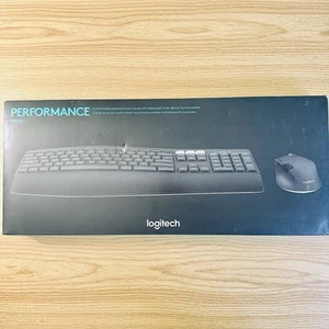 Logitech Performance MK850 Full-size Wireless Keyboard Mouse Combo Bluetooth NEW - Picture 1 of 10