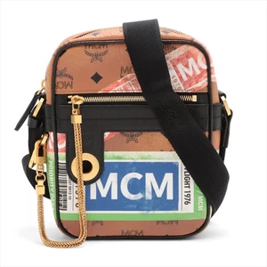 MCM Visetos Leather Shoulder bag Brown - Picture 1 of 14