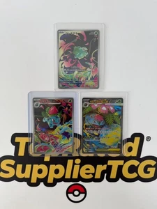 Pokemon JP 3 Karte Bulbasaur Ivysaur AR Mega Venusaur EX SR M1L 064 065 076 NM - Bild 1 von 10