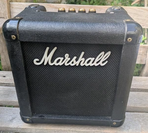 MARSHALL MG2FX - 2 WATT BATTERY GUITAR AMP COMBO WITH EFFECTS + POWER SUPPLY - Picture 1 of 6