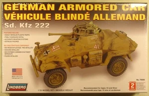 1/35 German Sd. Kfz 222 Armored Car Lindberg new sealed kit - Picture 1 of 2
