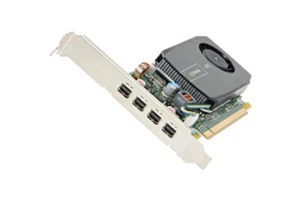Grafikkarte NVIDIA QUADRO NVS 510 2GB DDR3 128-Bit 4xMini DisplayPort Hochprofil - Bild 1 von 2