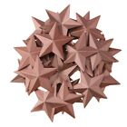 40 Pieces Rose Gold Metal Barn Star for Home Decoration Wall Decor for House ...