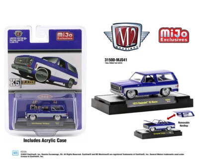 M2 MACHINES 1:64 1973 Chevrolet K5 Blazer Two Tone Purple & White 31500-MJS41-6B - Image 1 of 4