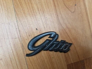 DE COLECCIÓN FORD GHIA LOGO EMBLEMA COCHE INSIGNIA ADORNO - Imagen 1 de 2