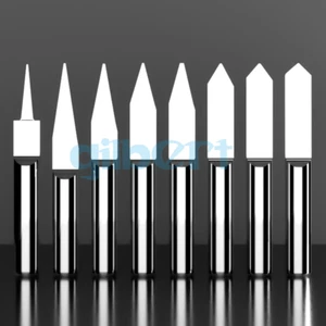 5pcs 3.175mm Wood PMMA Engrave Carving Milling Cutter Bit  Flat Bottom Knife CNC - Picture 1 of 4