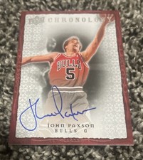 2007-08 Upper Deck NBA Chronology JOHN PAXSON Auto Bulls