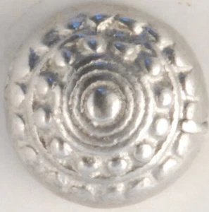 Acorn design, very high domed, Pewter Button, 1/2" - Picture 1 of 5