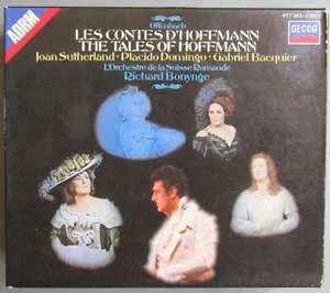 CZ114 Offenbach The Tales of Hoffmann Sutherland Domingo Bonynge DECCA 2CD - Imagen 1 de 2