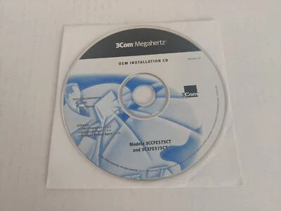 3Com 1999 PC LAN Ethernet OEM Installation CD Disc Only 3CCFE575CT 3CXFE575CT - Image 1 of 2